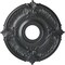 Ekena Millwork Attica Ceiling Medallion (Fits Canopies up to 5"), Hand-Painted Pewter, 18"OD x 4"ID x 5/8"P CM18ATPES - alternate 1